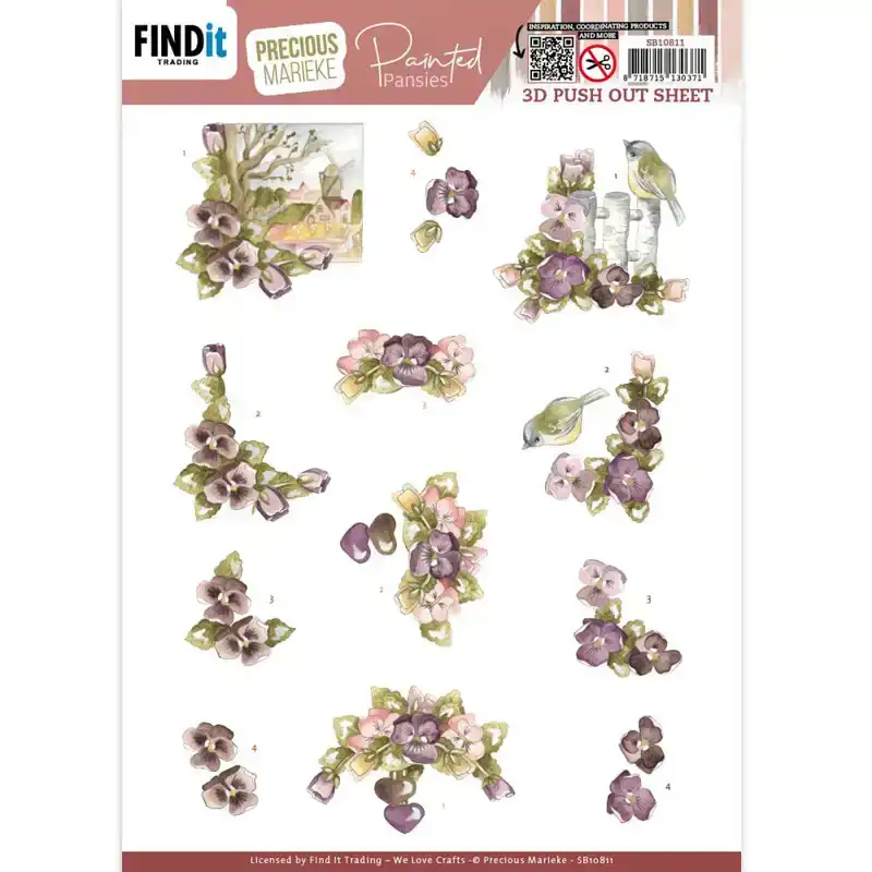 Pm Painted pansies push out purple