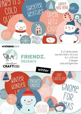 Creative Craftlab sticker paper pad Winter