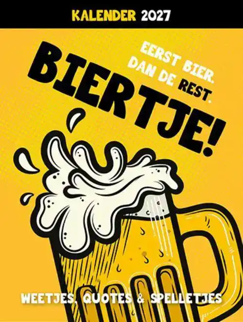 Scheurkalender 2027 Biertje!