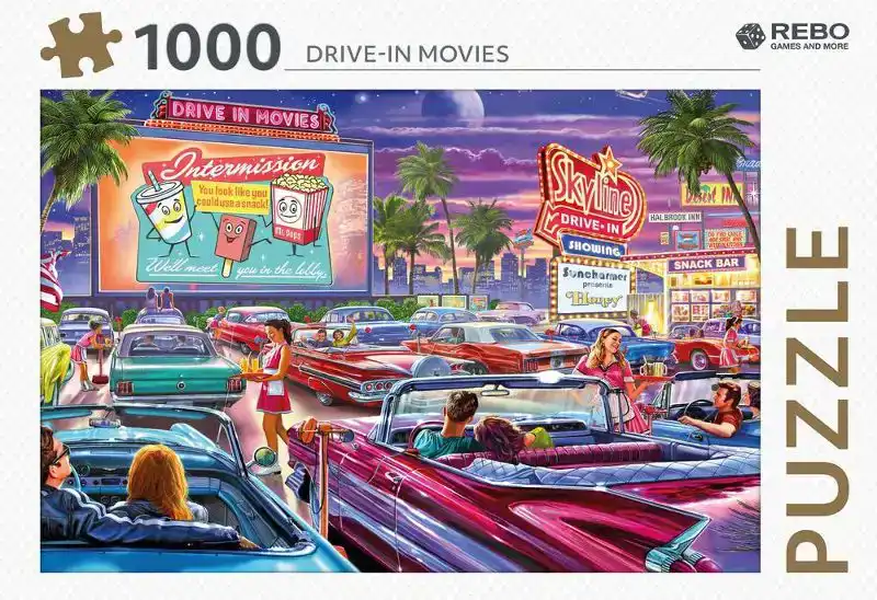 Legpuzzel Drive-In Movies 1000 stukjes