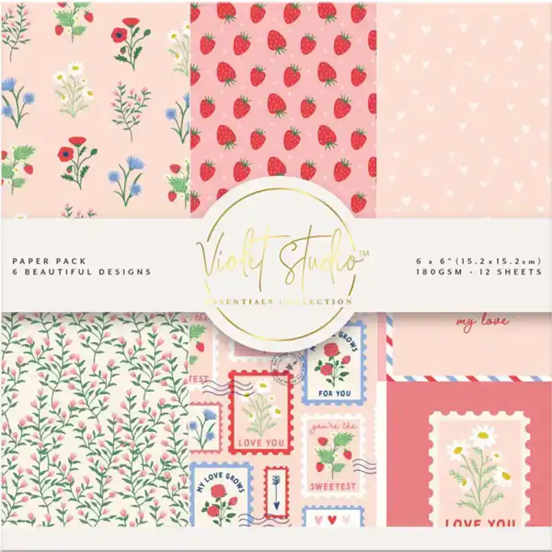 Paperpad Violet studio Love Letters