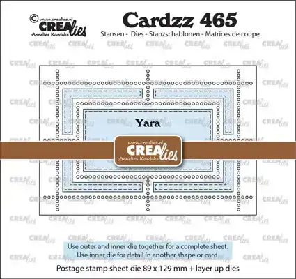 Cardzz stansen no. 465, Postzegelvel Yara (rechthoek met rechthoek)