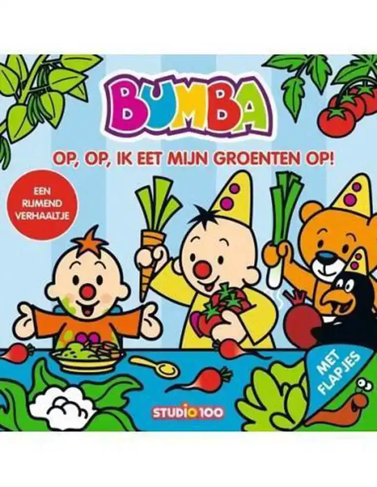 Bumba kartonboek Op op ik eet mijn groeten op