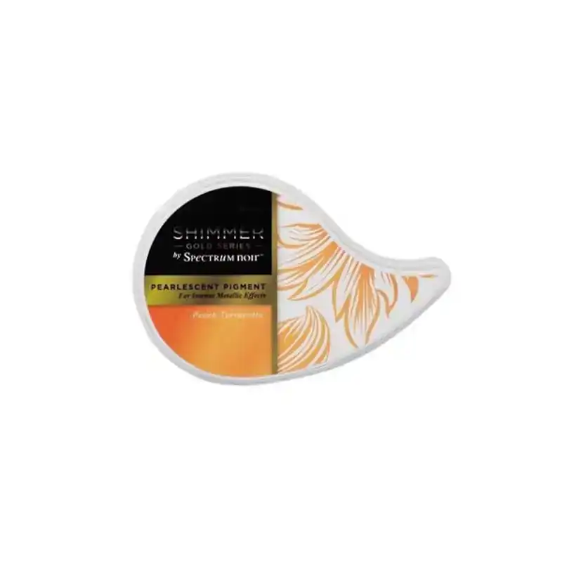 Crafter's Companion Gold shimmer inkt Peach terracotta