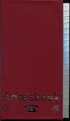 Telefoonklapper Rood