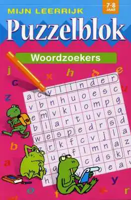 Mijn Leerrijk Puzzelblok Woordzoeker 7 tot 8 Jaar