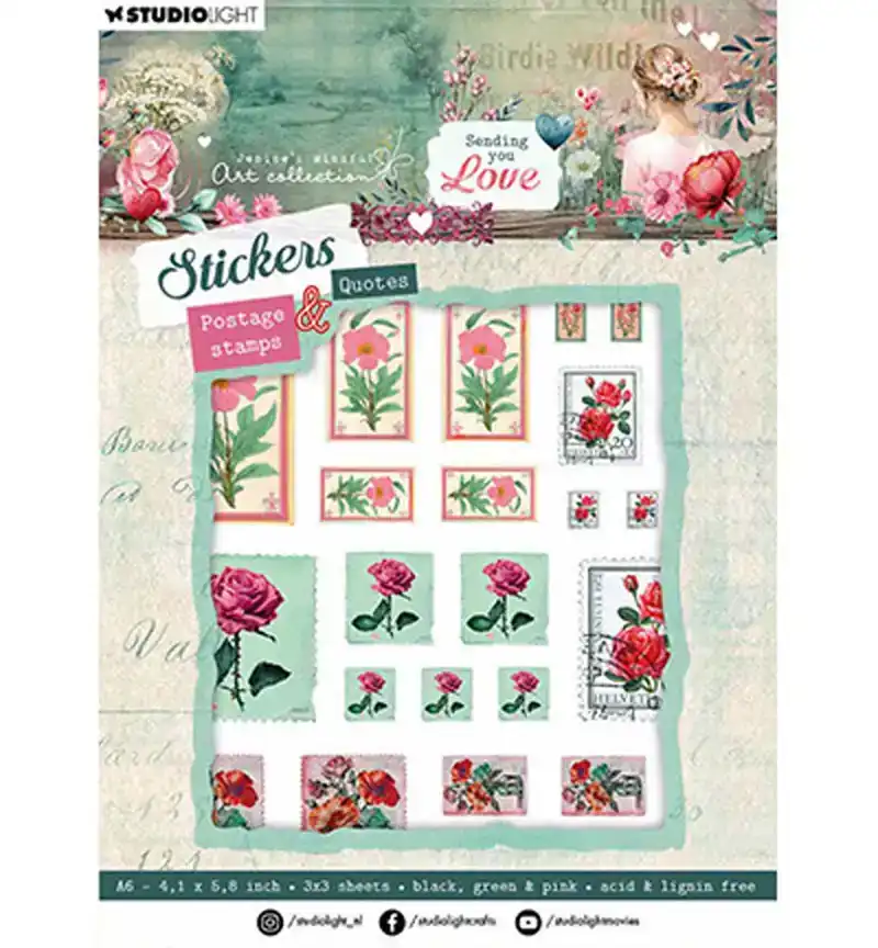 JMA Sending you love sticker sheets