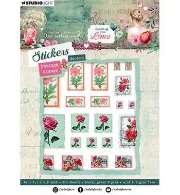 JMA Sending you love sticker sheets