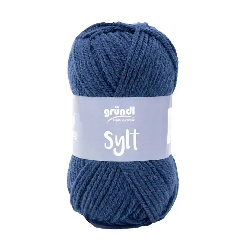 Sylt Blauw 07 100gr 80% acryl 20% wol