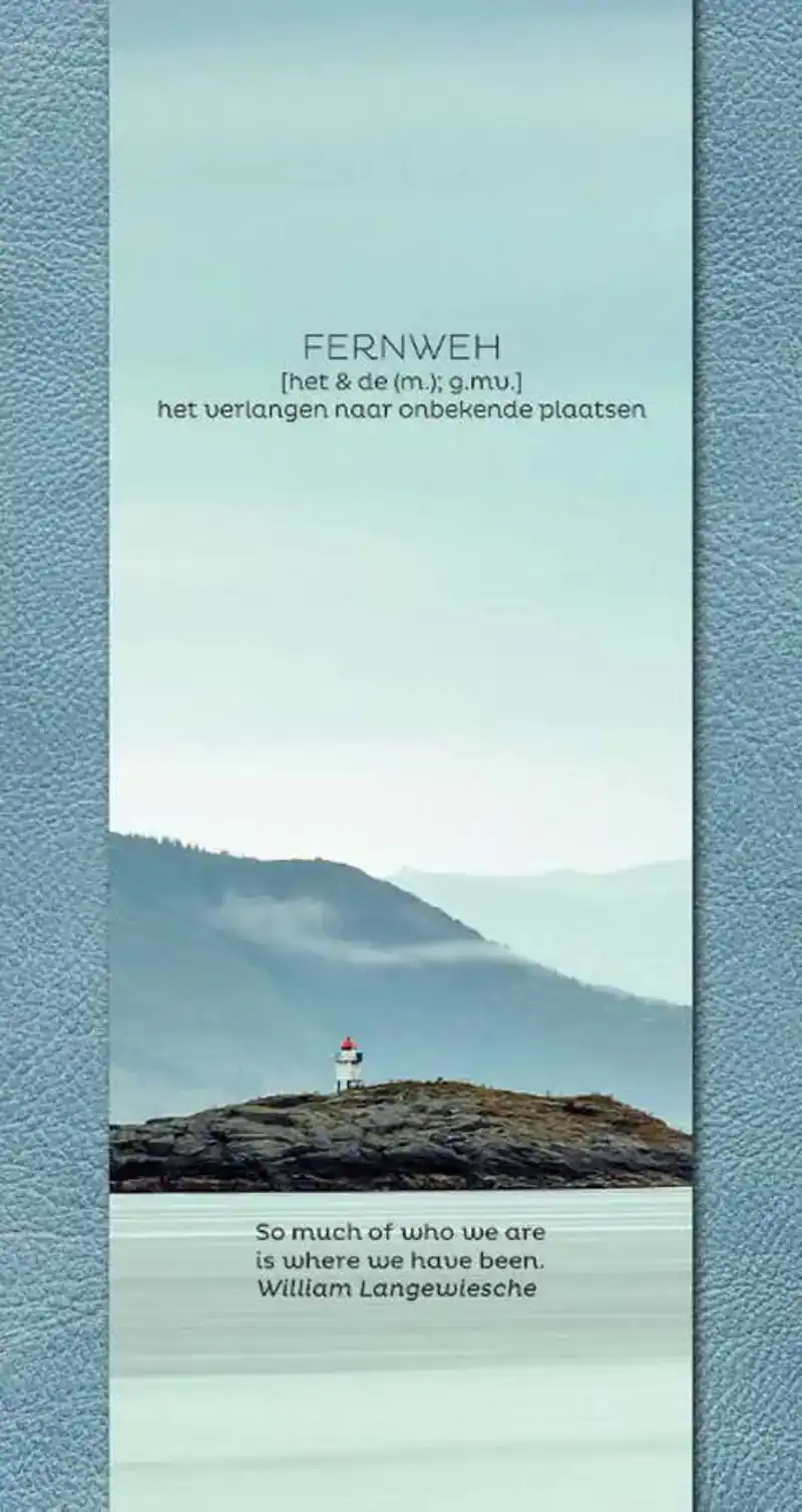Fernweh travel notebook