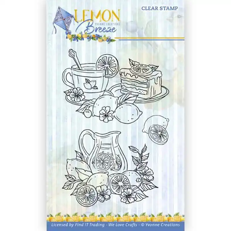 YC Lemon Breeze clear stamps Lemon Drinks