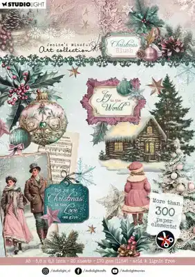 JMA Die-cut Paper Pad Paper elements Christmas Blush