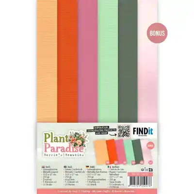 BB plant paradise linen cardstock pack 4K