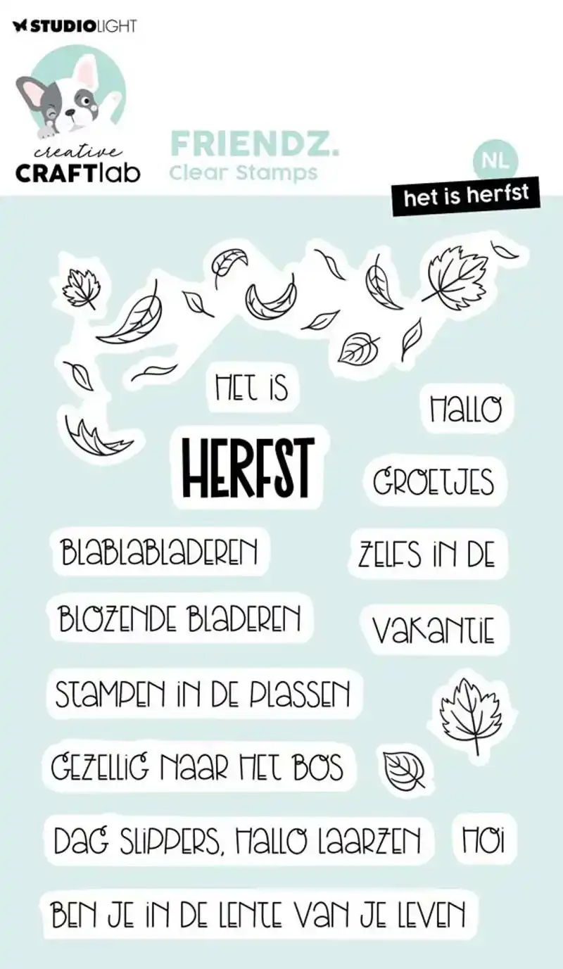 Creative Craftlab clear stamp Het is herfst