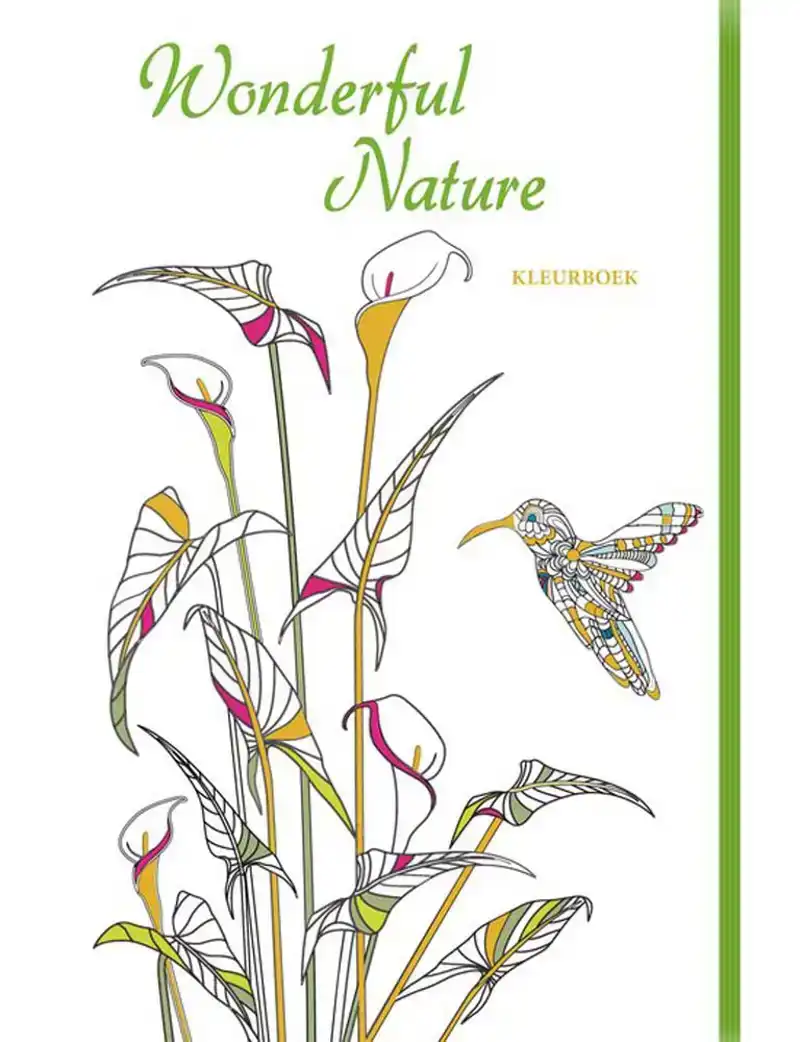 Wonderful nature - kleurboek met elastiek