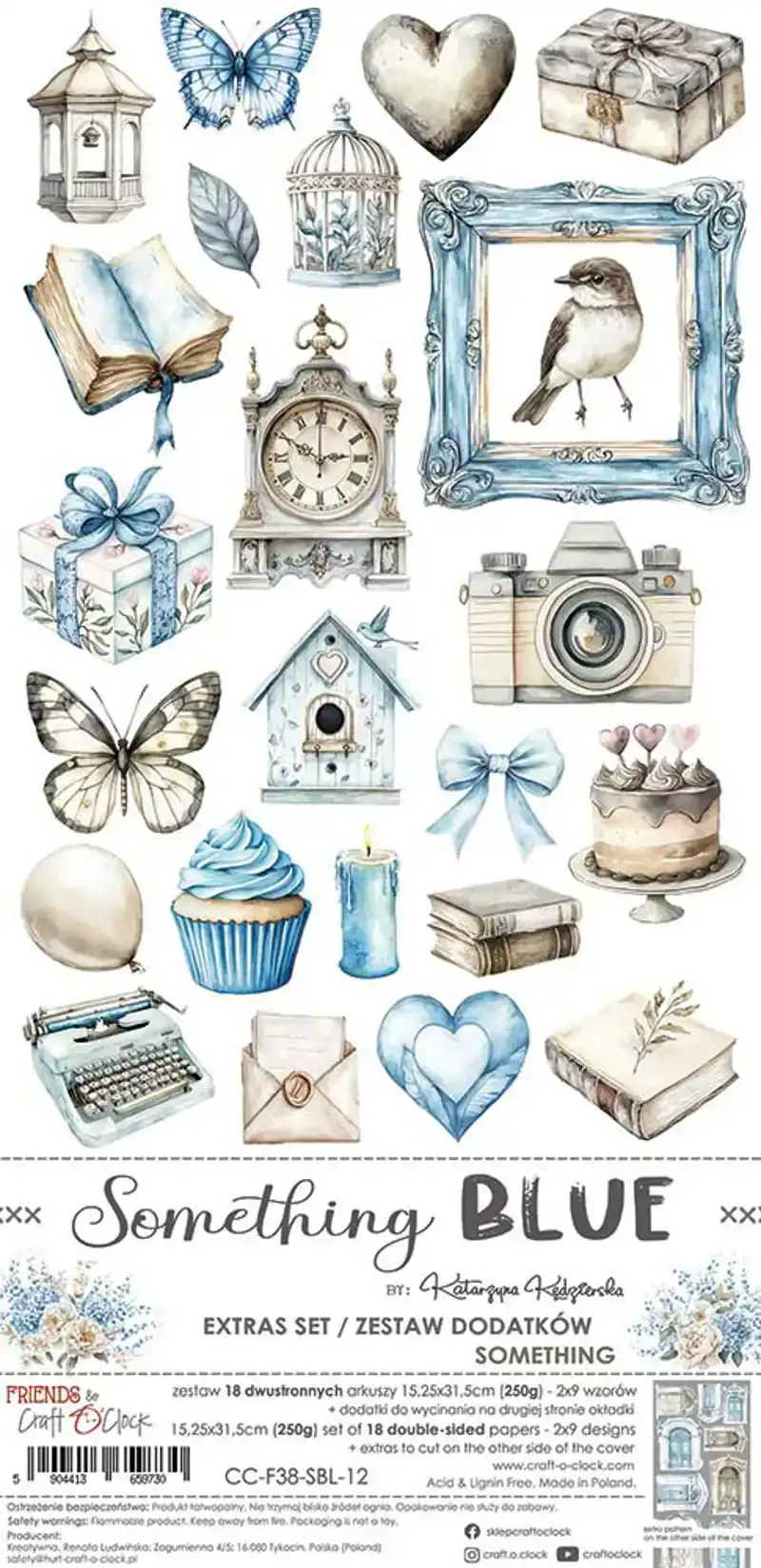 Craft O Clock Something Blue extra set Autumn
