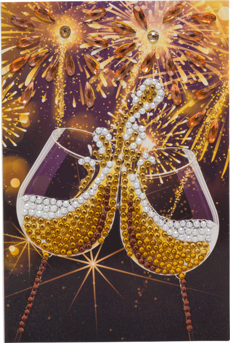 Crystal Card kit B2 feest vieren 10x15cm