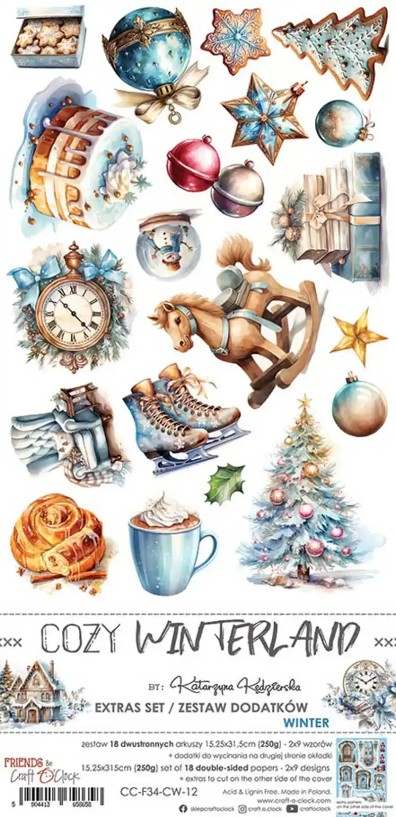Craft O clock Cozy winterland extra set Winter