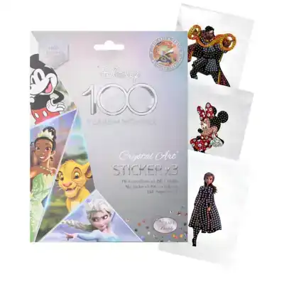 Disney 100 jaar Crystal Art blind bag met 3 stickers