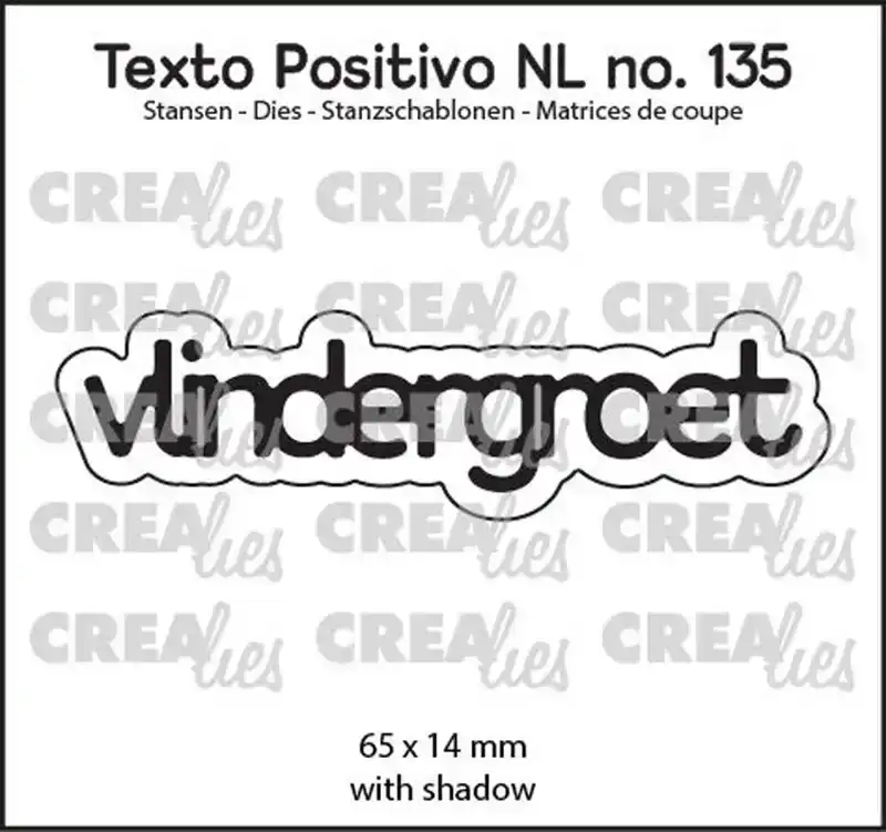 Crealies Vlindergroet
