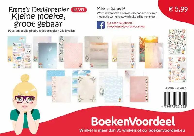 Emma's papierset 009 kleine moeite, groot gebaar