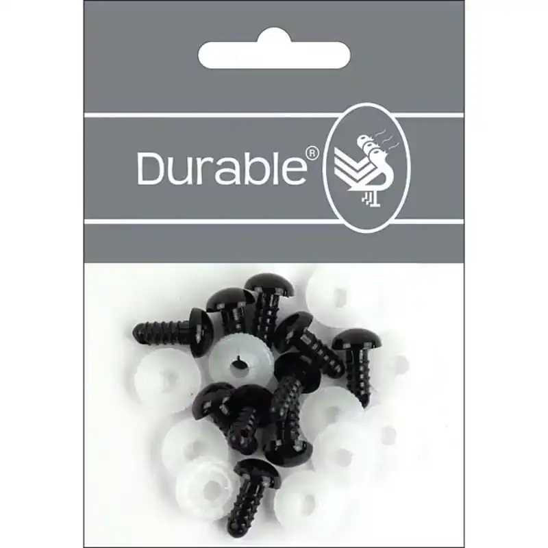 Durable veiligheidsoog 12mm zwart