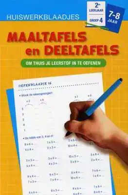 Huiswerkblaadjes 7 tot 8 Jaar Maaltafels
