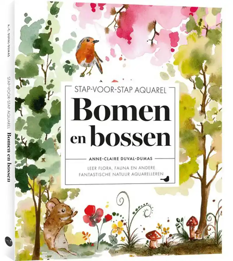 Stap-voor-stap-aquarel: Bomen en bossen