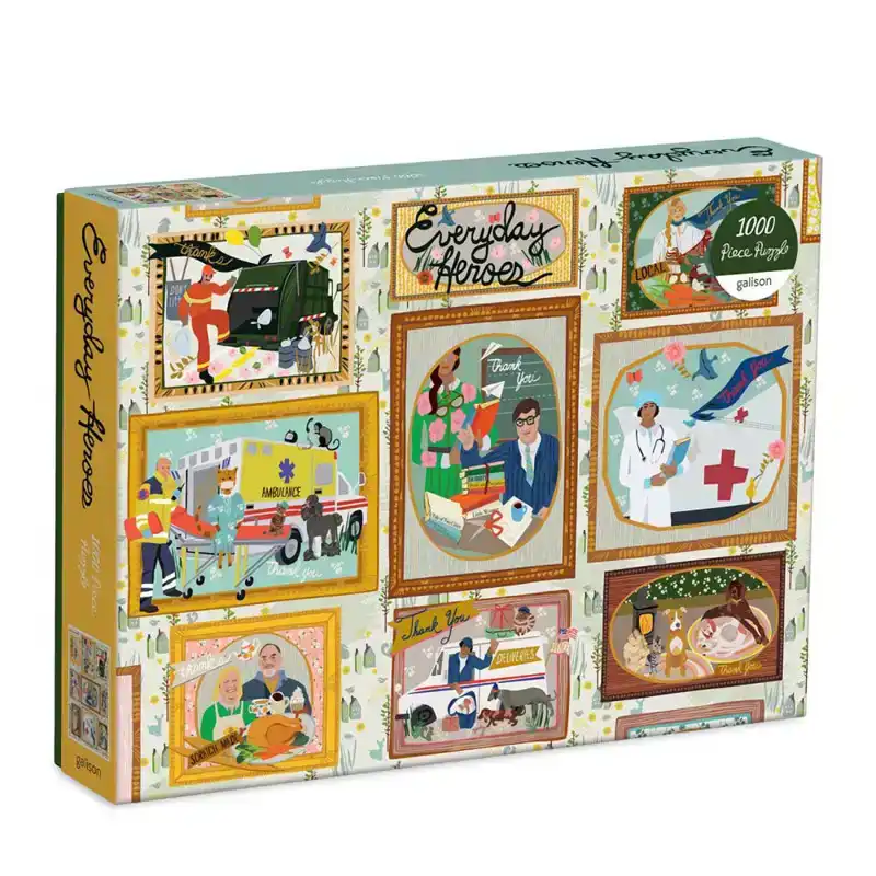 Legpuzzel Galison Everyday Heroes 1000 stukjes