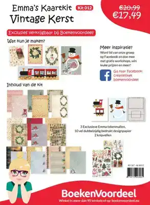 Emma's kaartenkit 012 Vintage Kerst