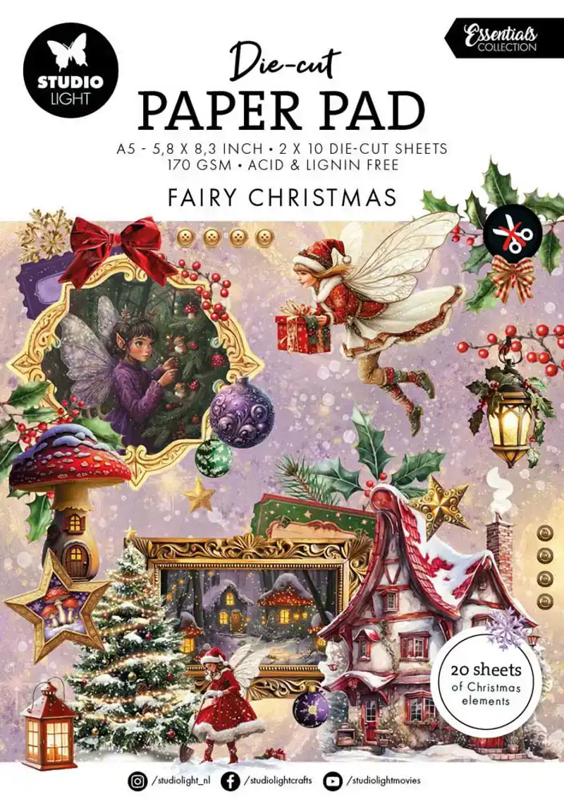 Fairy Christmas paper pad essentials