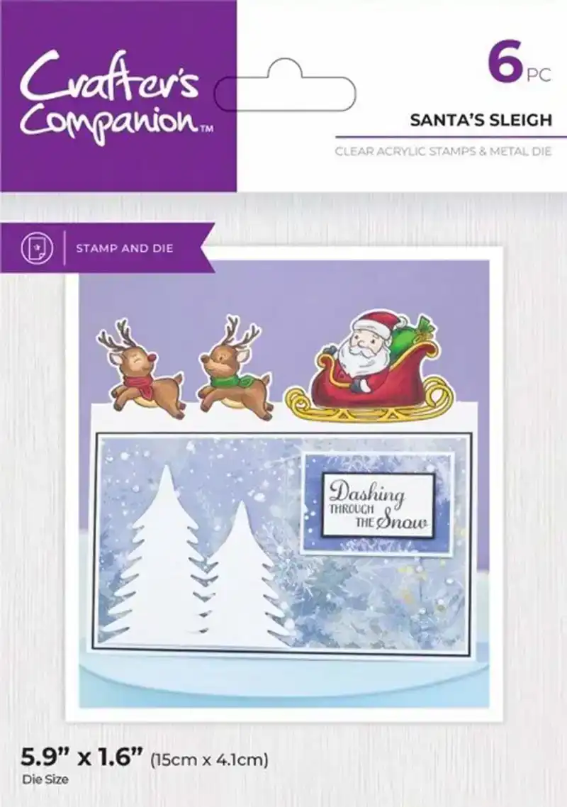 Stamp & Die set Santa's sleigh