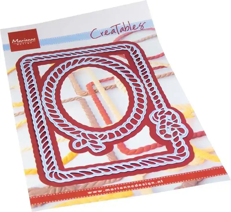 Marianne Design - rectable Rope Frames Retangle Ovaal