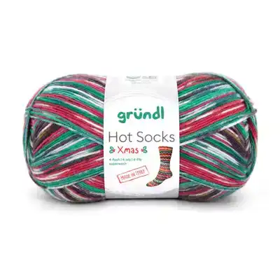 Hot socks Xmas 4-ply Glitter