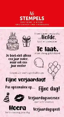 Emma Clear Stamp 0009 Verjaardagspost