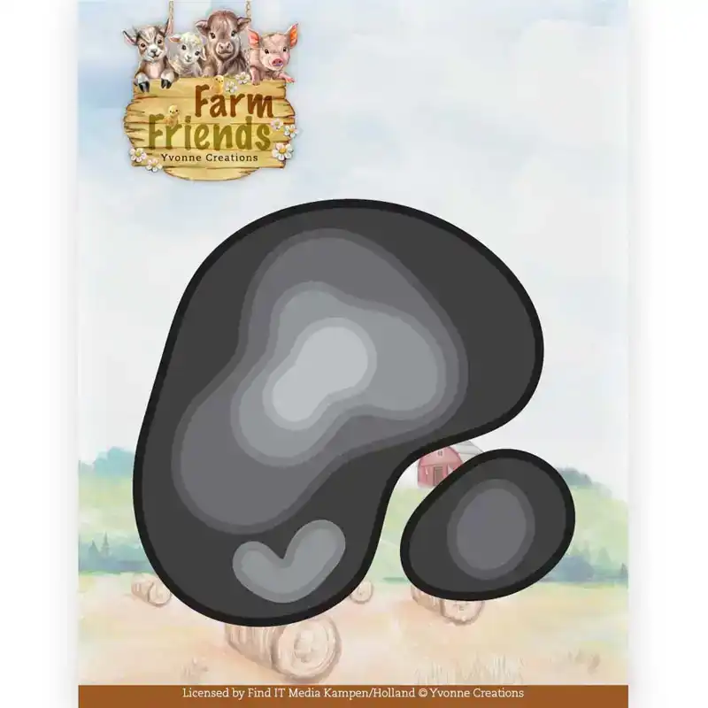 YC Farm Friends snijmal Cow spots