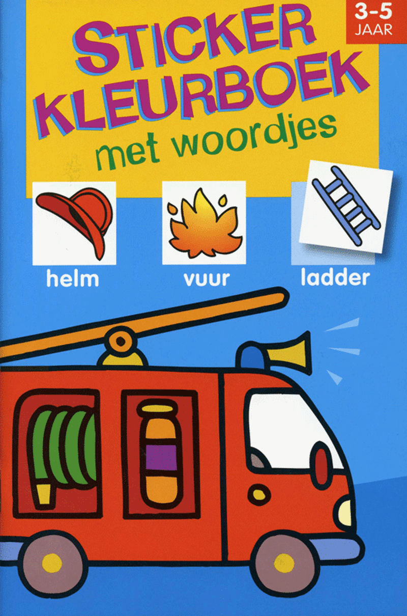 Sticker Kleurboek met woordjes