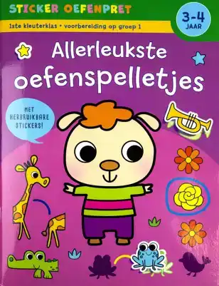 Sticker oefenpret - Allerleukste oefenspelletjes