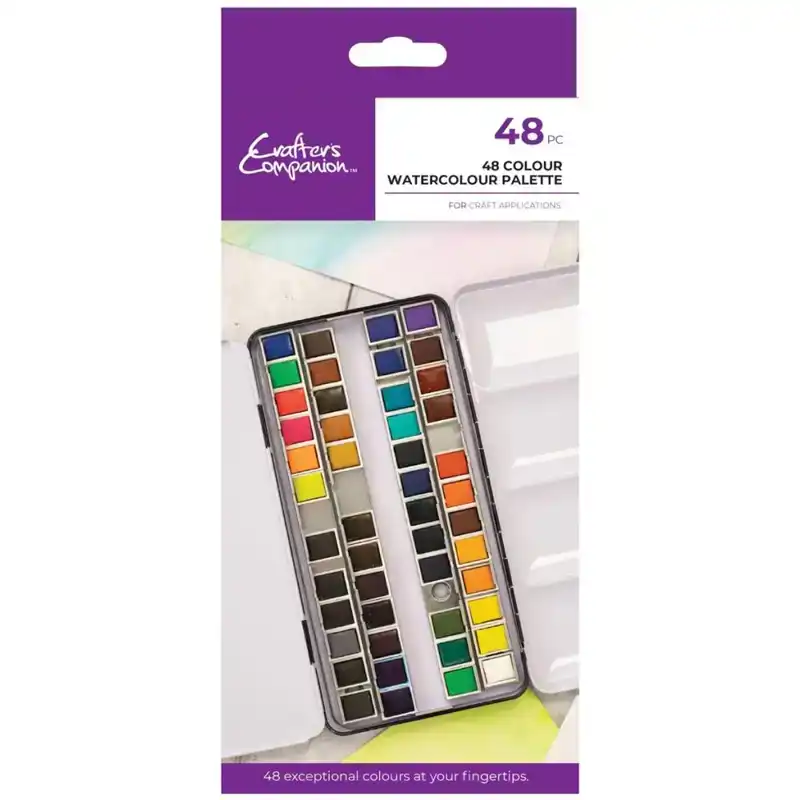 Crafter's Companion - 48 kleuren aquarelpalet