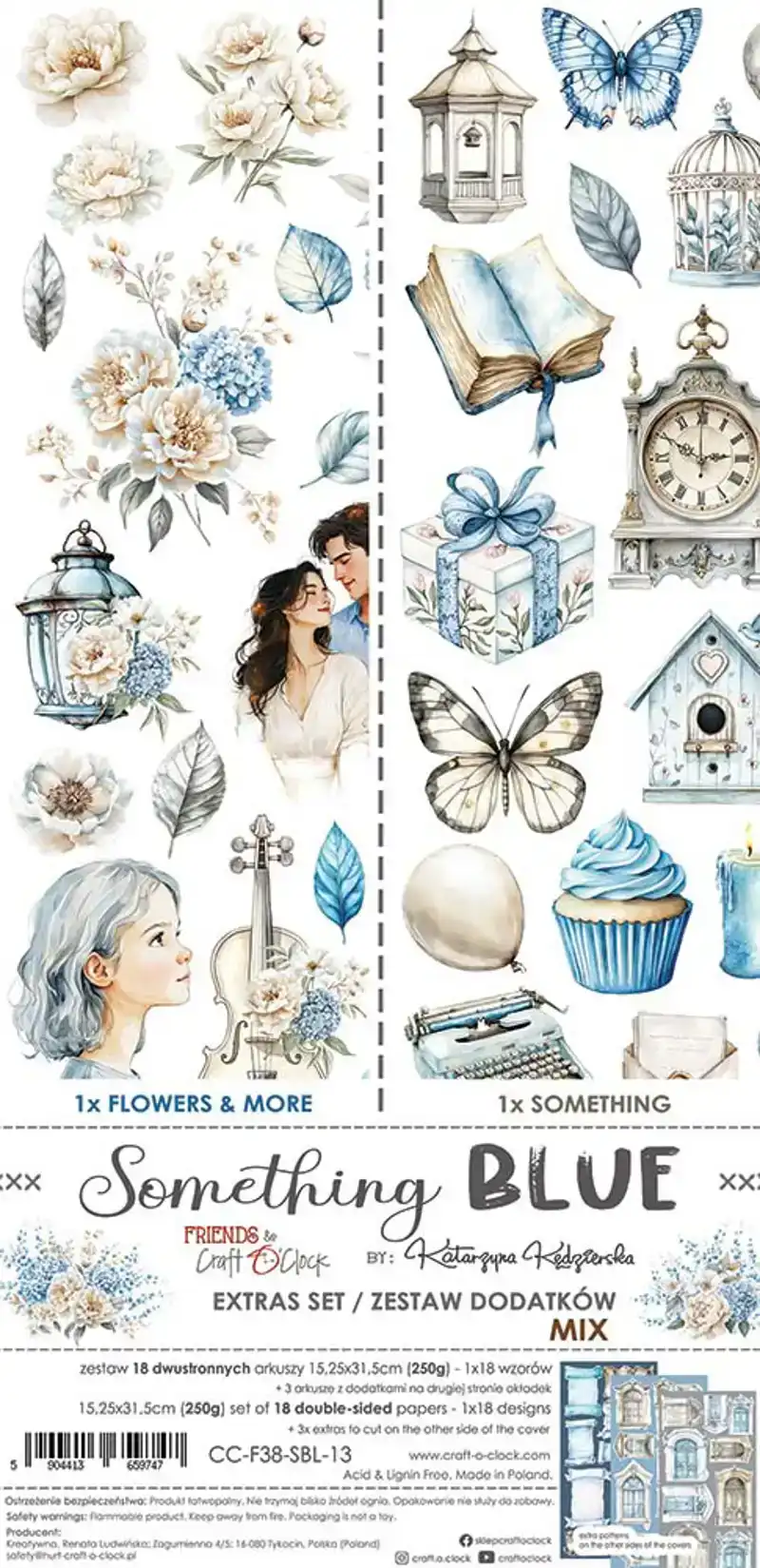 Craft O Clock Something Blue extra set mix