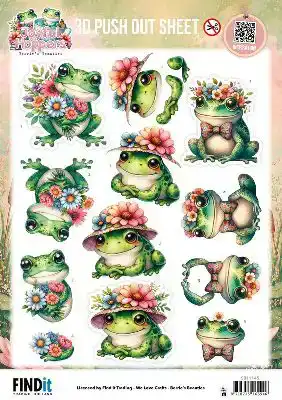 Berries Beauties - Joyful Hoppers 3D Pushout Sheet