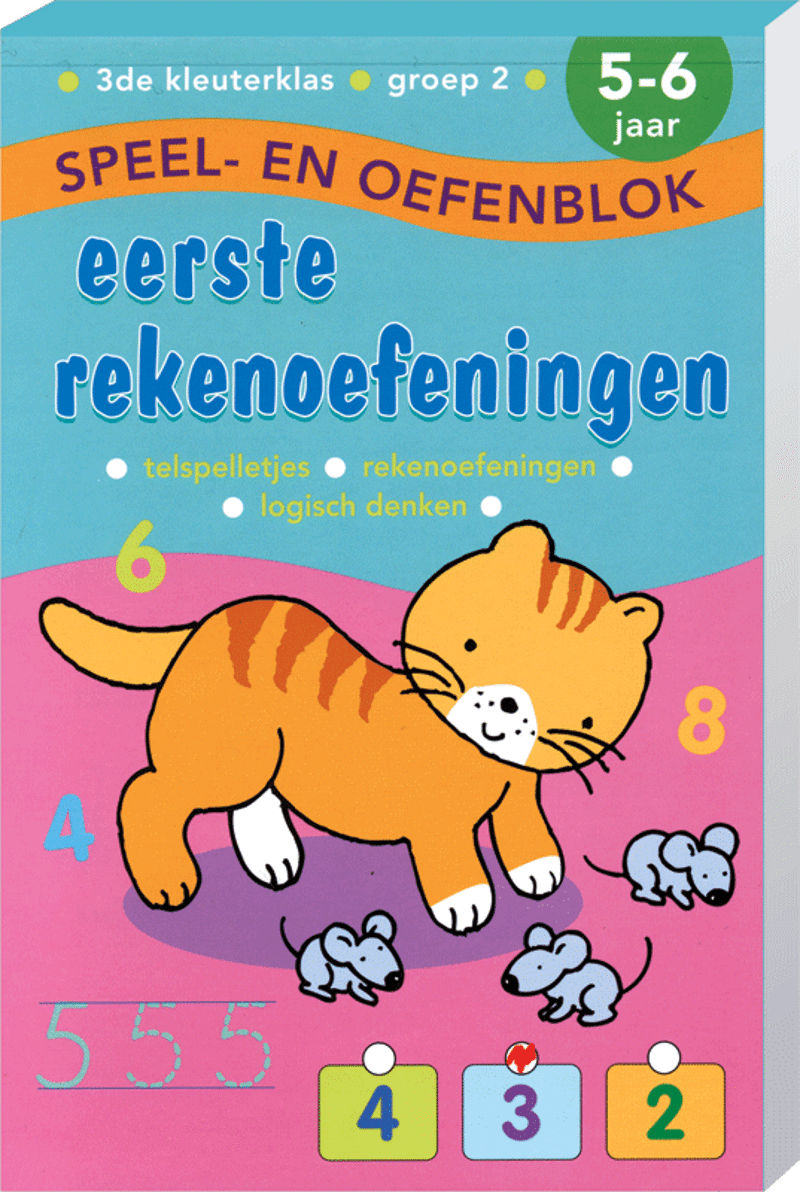 Speel en Oefenblok 5 tot 6 jaar eerste rekenoefeningen