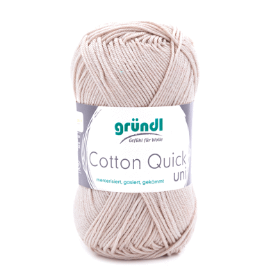 Cotton Quick Uni 102 Zand 50 gram