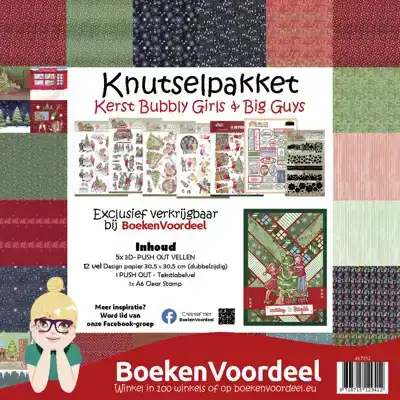 Knutselpakket kerst Bubbly Girls & Big Guys