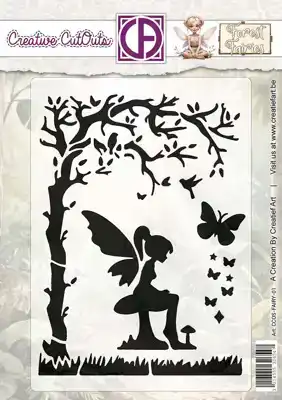 Forest Fairies Stencil Magical Forest
