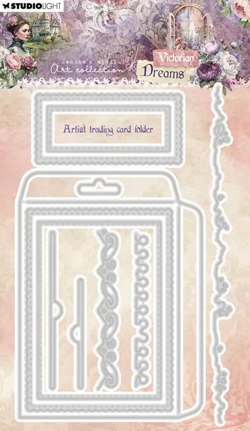 JMA Victorian Dreams snijmal artist trading card folder
