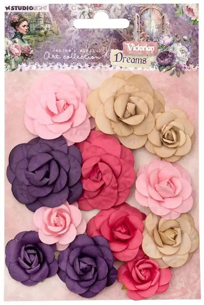 JMA Victorian Dreams paper flowers 12st nr11