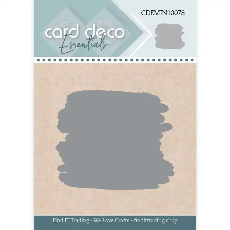 Mini dies 078 painted stripe card deco