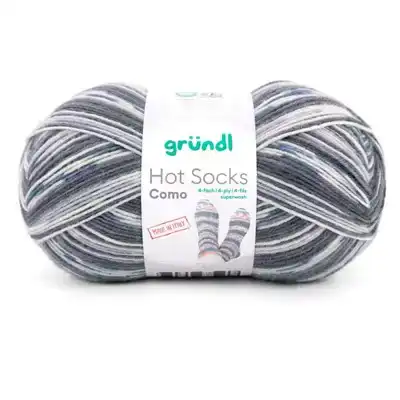 Hot socks como, 4-fach Grijs