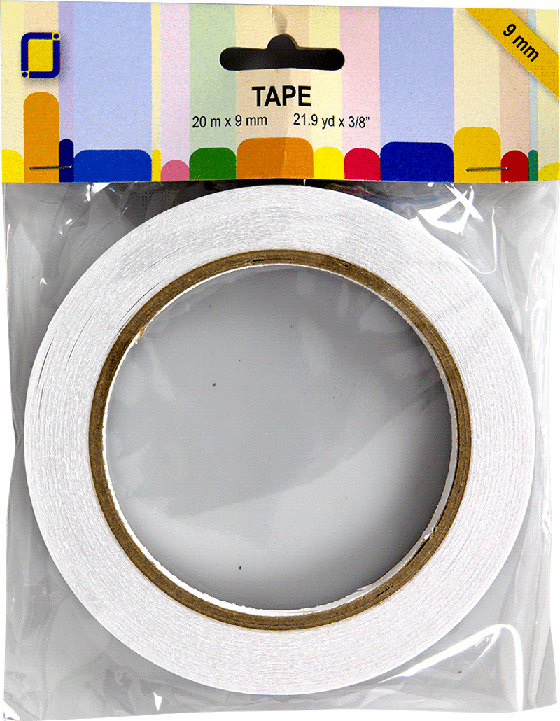 Dubbelzijdig tape 9mm 20meter